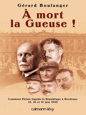 cover image of À mort la Gueuse !